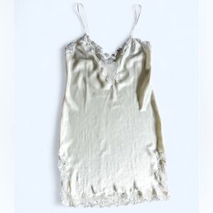 Vintage Gold Label Victoria Secret Slip Dress Night Gown Cream Women’s - Small